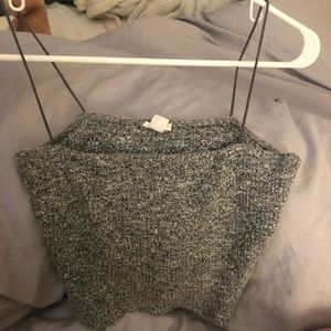 Garage grey marled tank